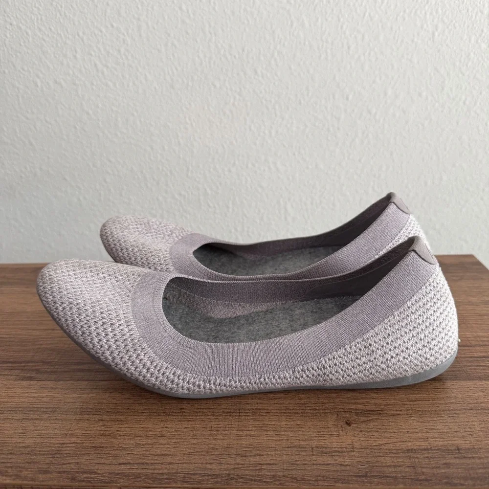Allbirds Tree Breezer‎ Flats Grey Womens 7.5 Sustainable Comfort Shoe